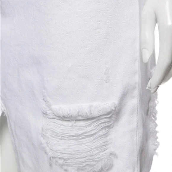 Rag & Bone White Distressed Denim Pencil Skirt XS - Picture 3 of 4